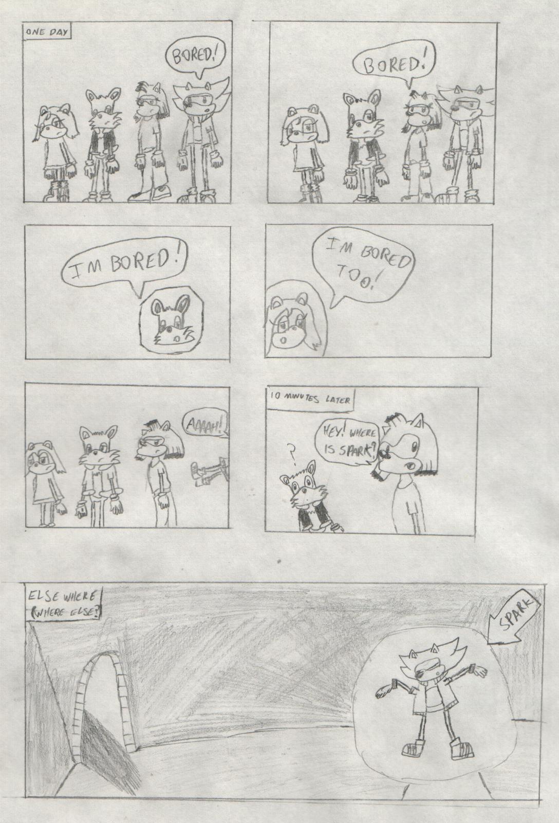 Spark the Hedghog Comic pg.1 by sonic_kilik