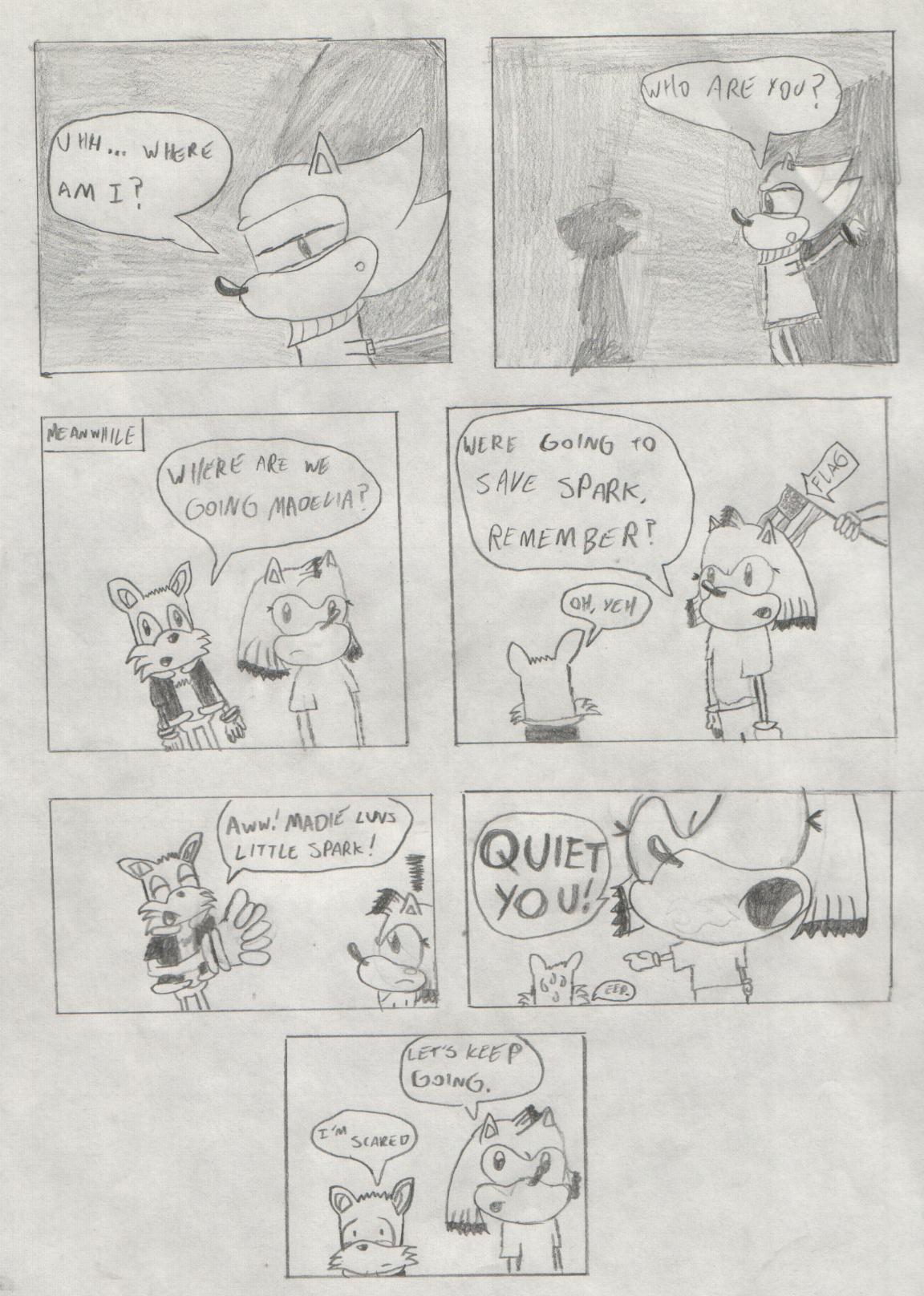 Spark the Hedghog Comic pg.2 by sonic_kilik