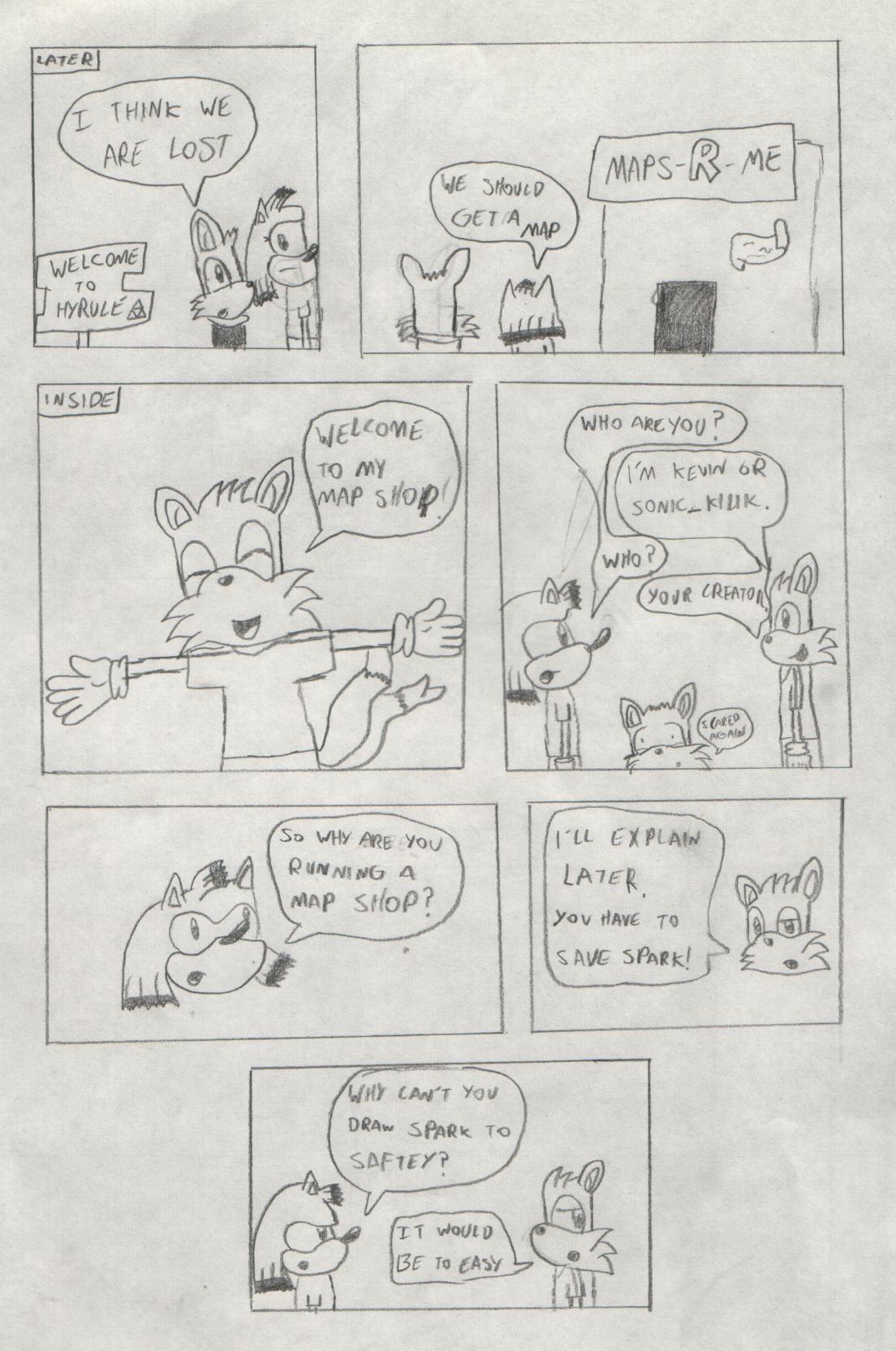 Spark the Hedghog Comic pg.3 by sonic_kilik