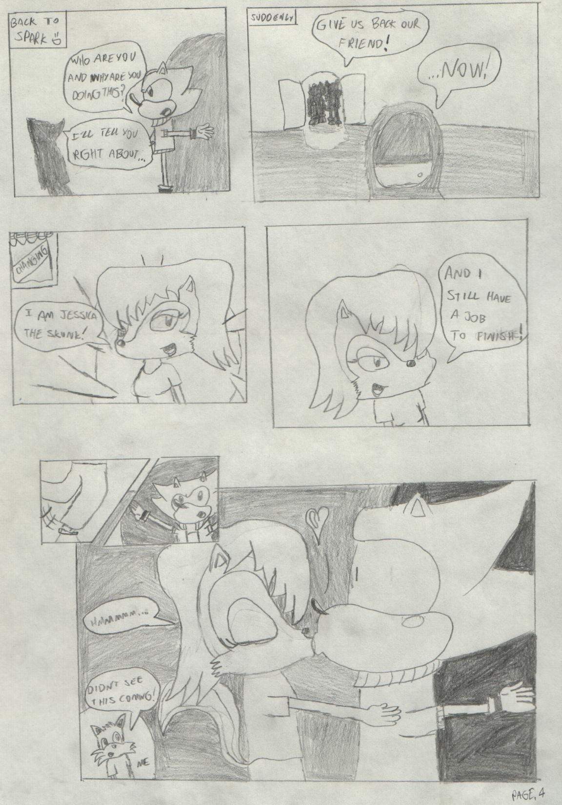 Spark the Hedghog Comic pg.4 by sonic_kilik