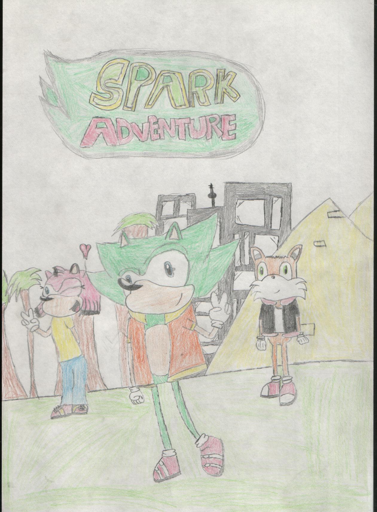 Spark the Hedgehog comic cover by sonic_kilik
