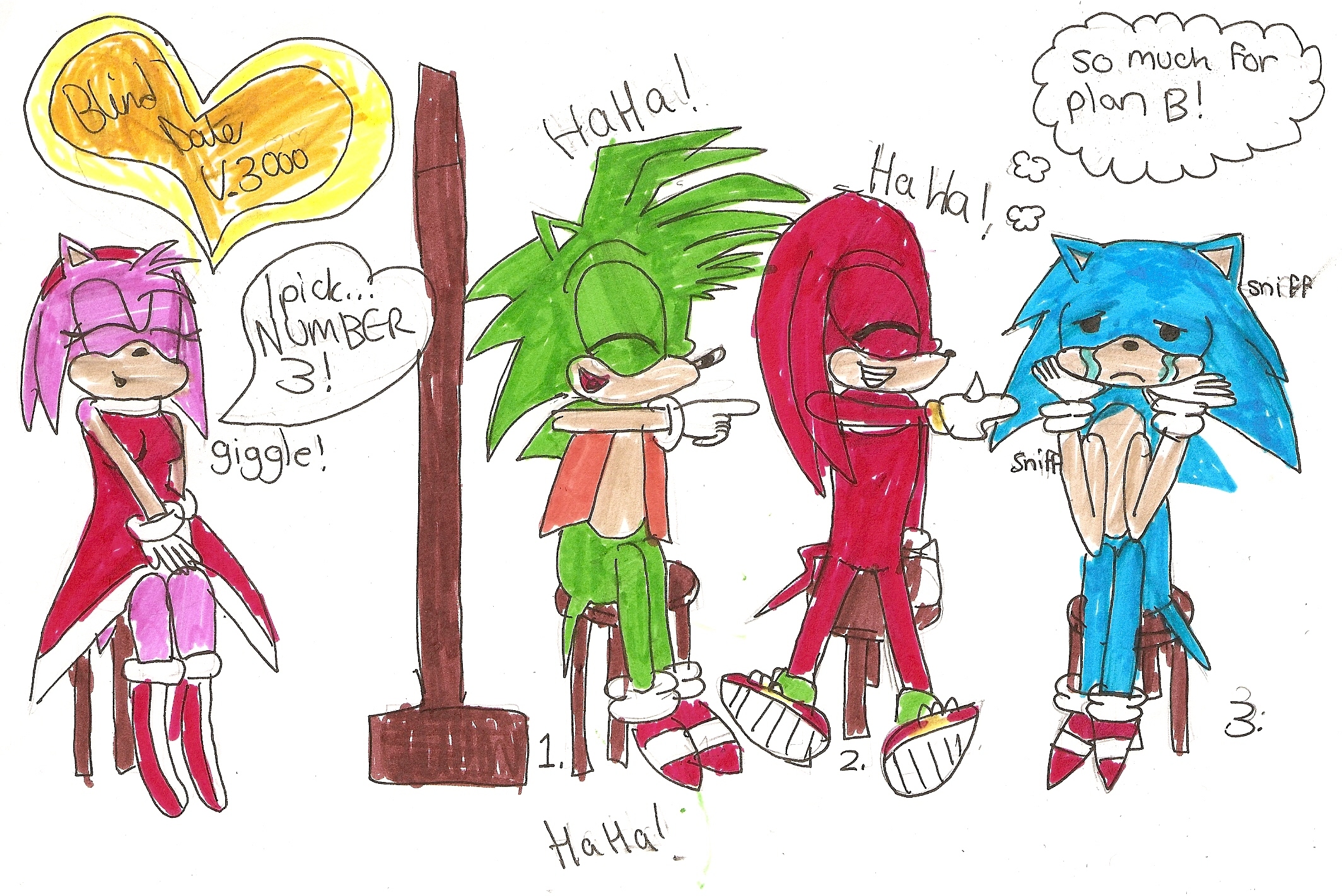 Sonic Blind Date by sonicparade