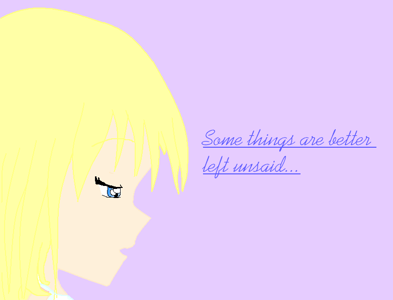 Some Things Are Better Left Unsaid... by sonicparade