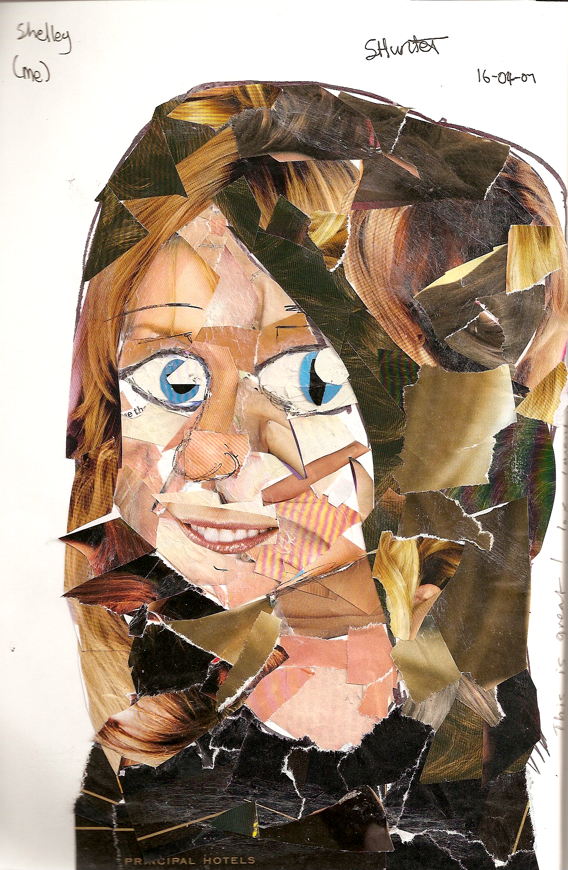 My Face In Collage by sonicparade