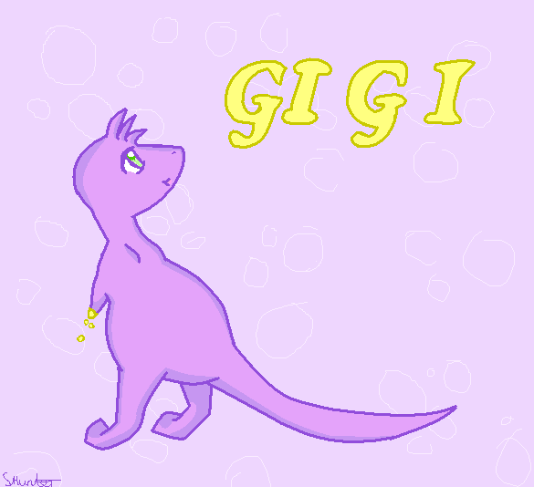My Doodle Dino Gigi SUPER KAWAII! X3 by sonicparade