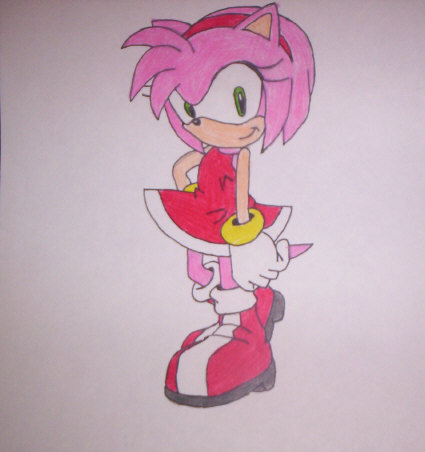 Sonic X Amy by sonicpuppylover18