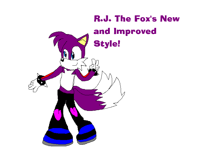 R.J.'s the Fox's New Style! by sonicpuppylover18