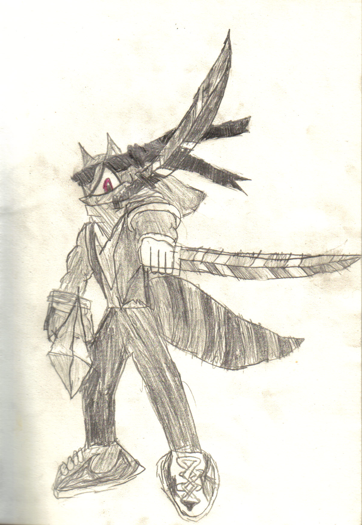 epsilon the triple swordsman by sonicspeed619