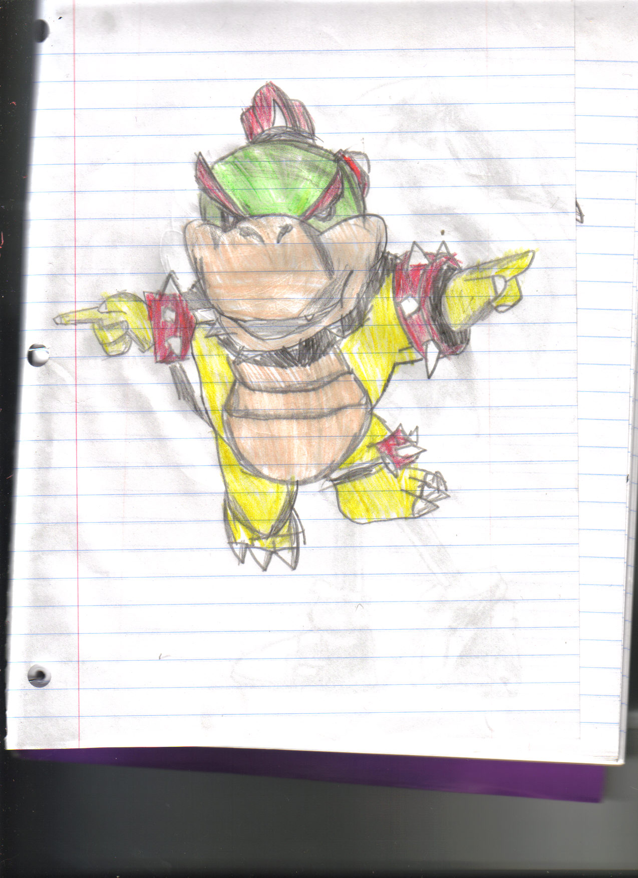 NEW SERIES:Mario strikers charged fanart 1:Bowser Jr. by sonicspeed619