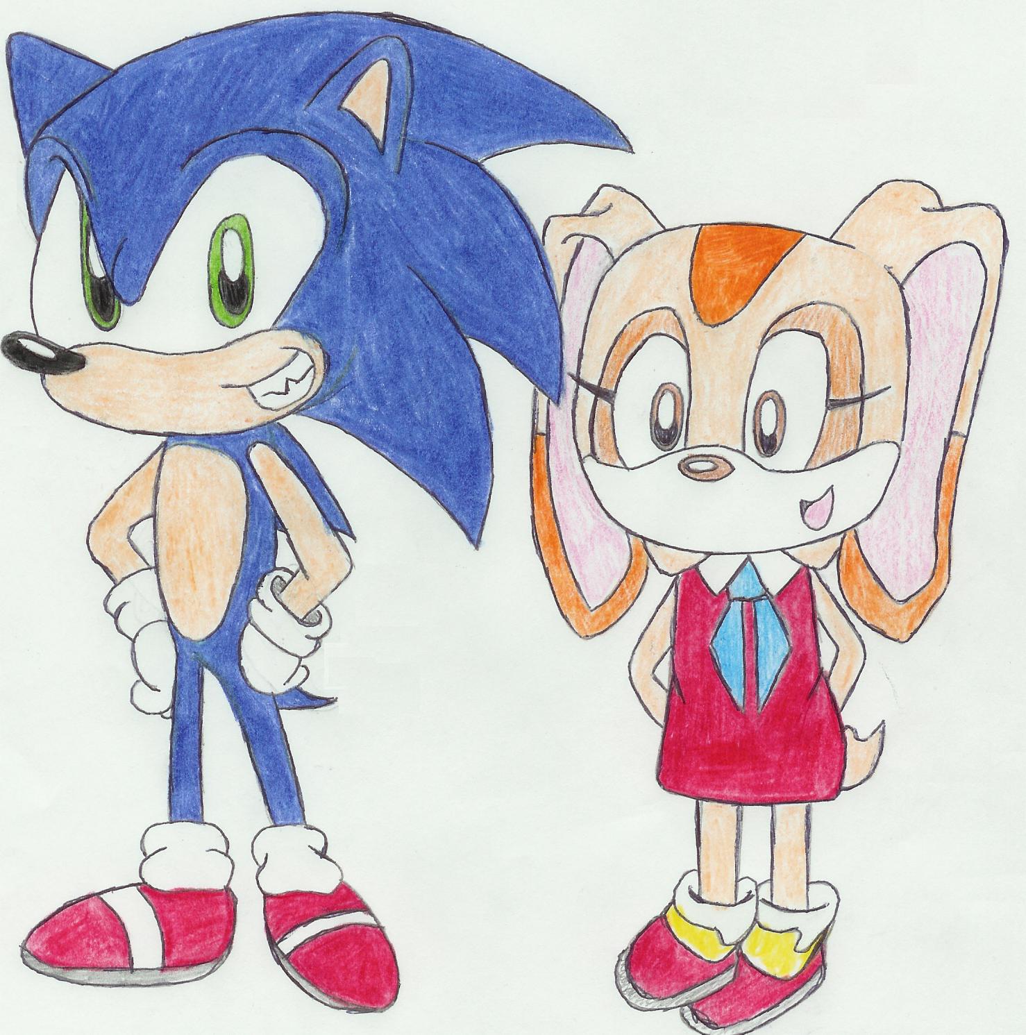 Sonic and Cream (requested by Kawaii_Neko) by sonicsusie