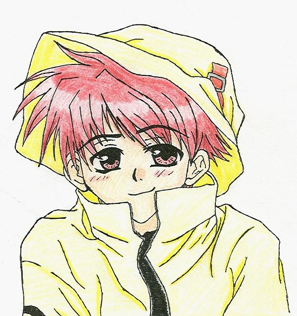 Daisuke in a raincoat ^v^ by soniks_girl