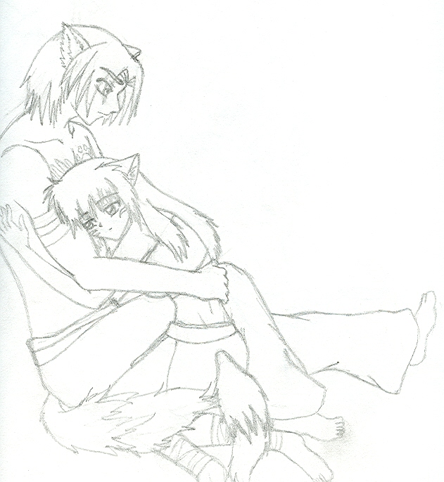 I'll protect you...(Jske and Katsu) by soniks_girl