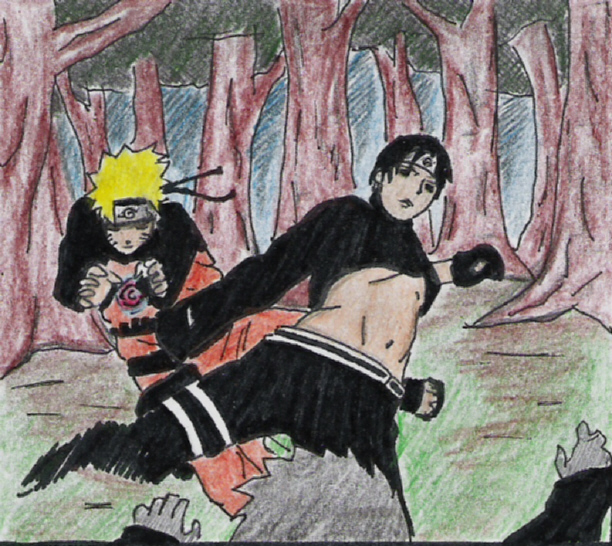Sai and Naruto by sora_RIKU_12