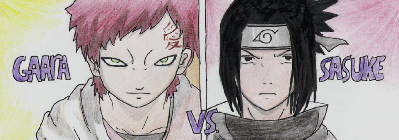 Garra vs. Sasuke by sora_RIKU_12