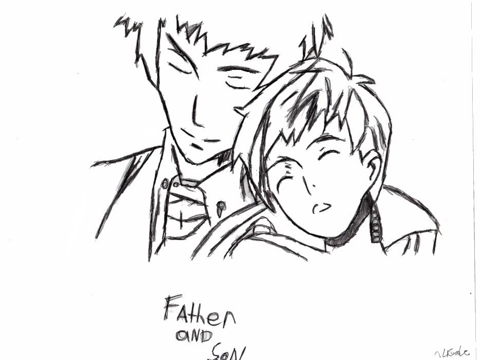 Father and Son by soradakeyblademaster13