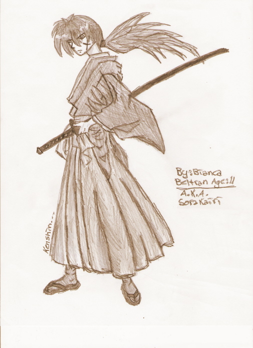 Kenshin-In Fighting Pose... -.- by sorakairi
