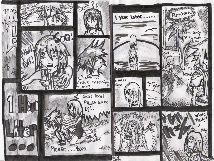 sora kairi manga page 1 and 2 by sorakairi