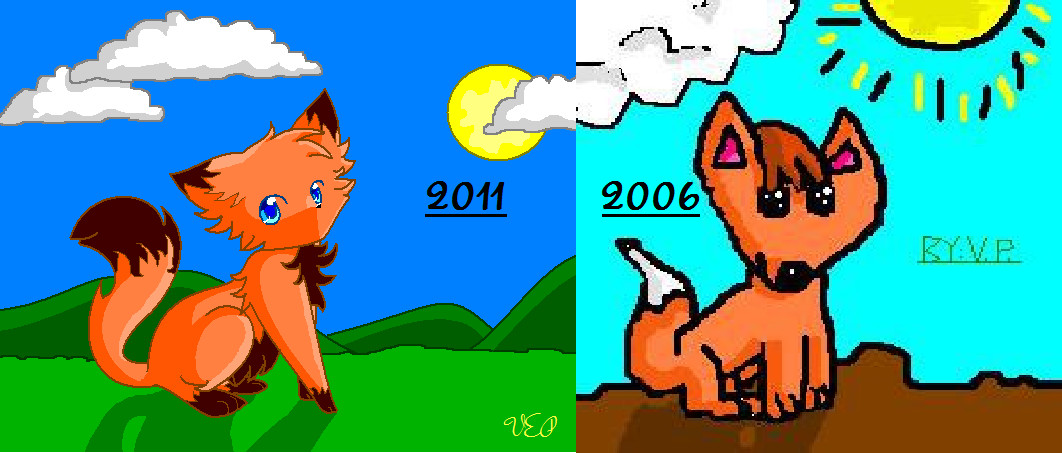 Fox Progress by sorasloveforever