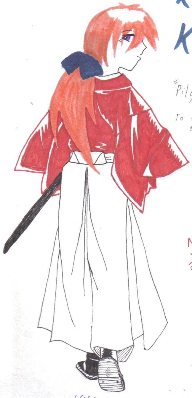Kenshin back by soraxrikulover