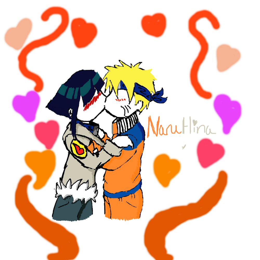 naruhina for wolf girl ghosts contest by sparkiestar
