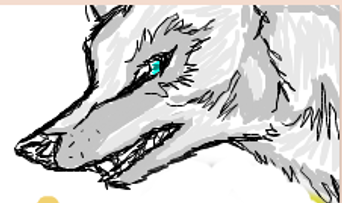 i scribbled a wolf head by sparktail