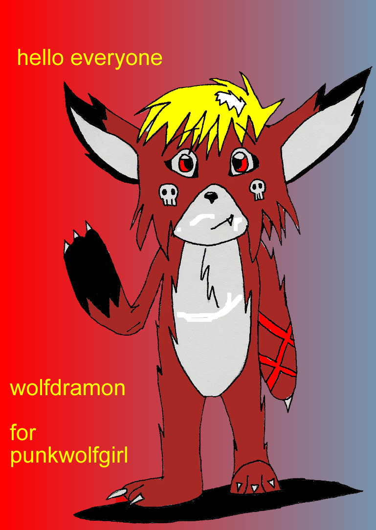 wolfdramon (for punkwolfgirl) by sparx