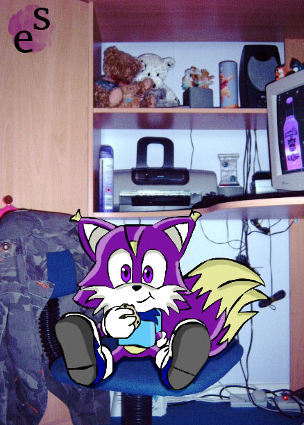 Speck in my room ^-^ by speck_the_fox