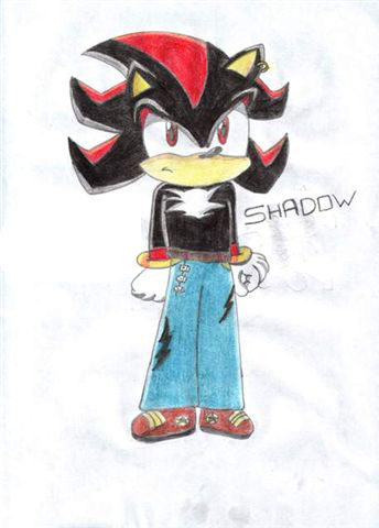 Shadow ^-^ (Sonic_Dash request) by speck_the_fox
