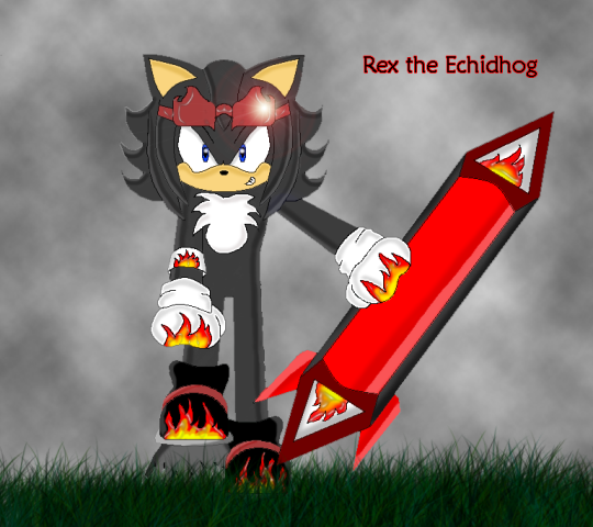 Rex the Echidhog by speck_the_fox