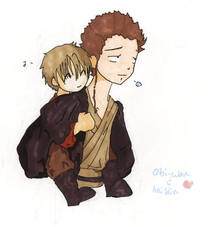 Obi-wan and Anakin by spellbound55