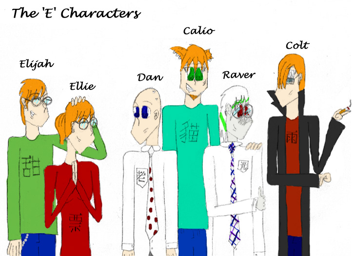 The E Characters by spiceXisXnice