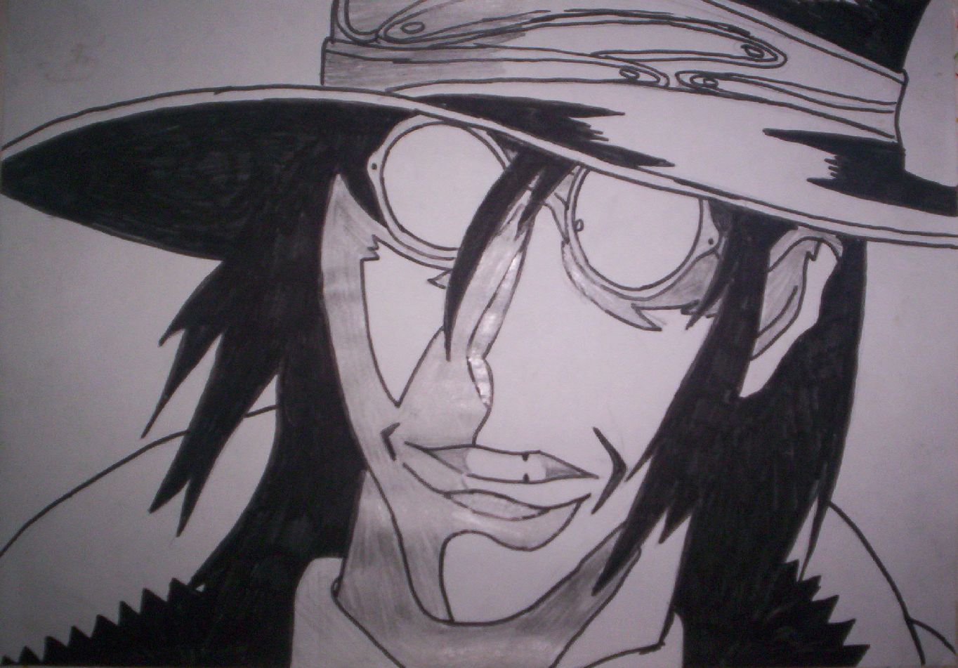 Alucard smiling by spike_speigal23
