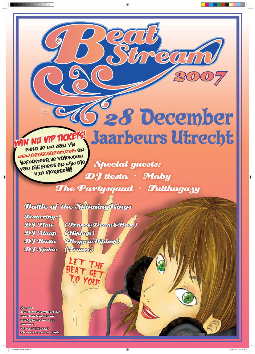 finisht poster beatstream by spleetoog