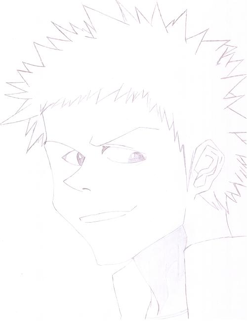 Ichigo Kurasaki Pencil Portrait by spotlightpirate