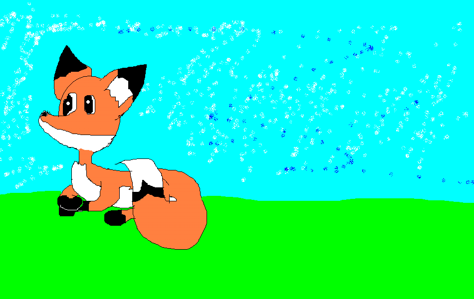 a fox by spyro_and_coco