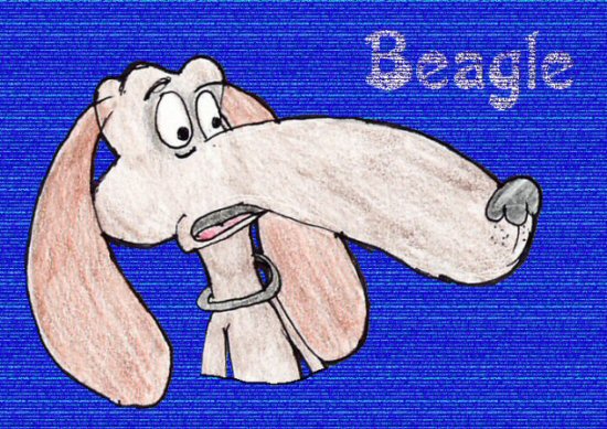 Cartoon Beagle by squirrely_this