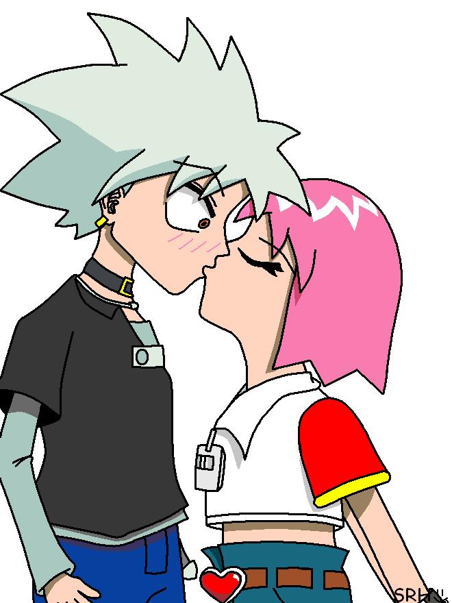 OMG teh kiss- MS Paint by srhthehedgehog