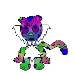 rainbow tiger pixel art by srmthfg-fan