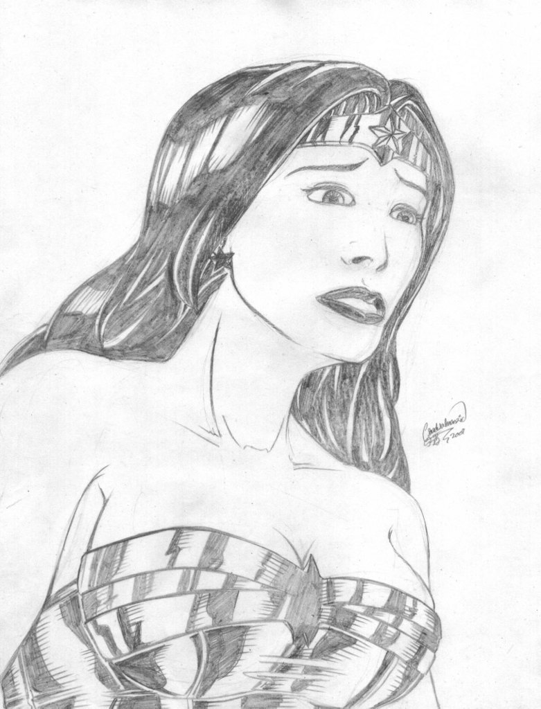 Wonder Woman Petrified by ssz87