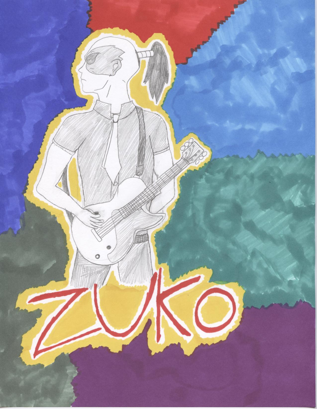 Zuko with a Guitar by standish50