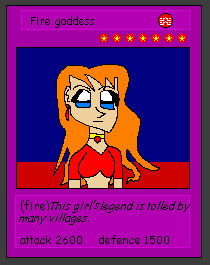 Fire Goddess card by starbolt77