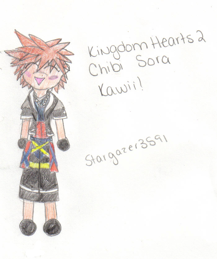 KH2 Chibi Sora! by stargazer3591