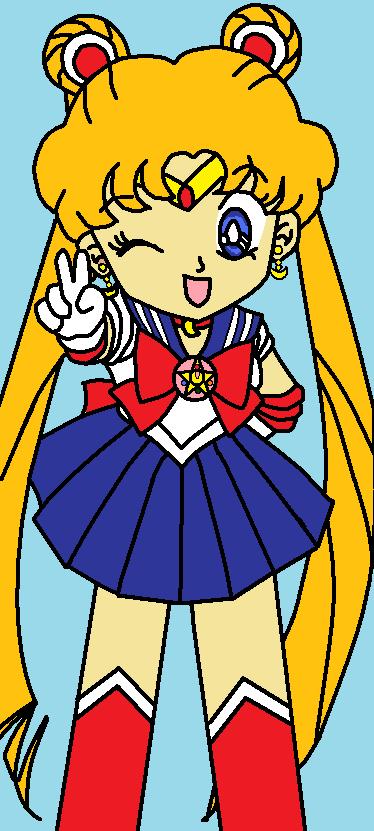 Sailor Moon in MS Paint by stargirl1180