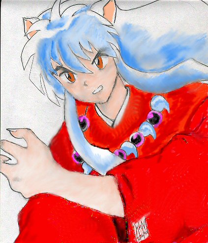 Inuyasha Claw (color) by starrfire
