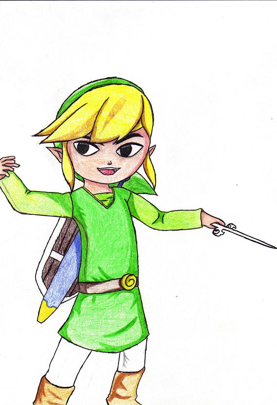 Toon Link! by steppingxlxintoxlxdarkness