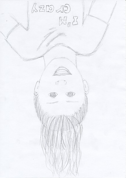 original character up side down by stippie