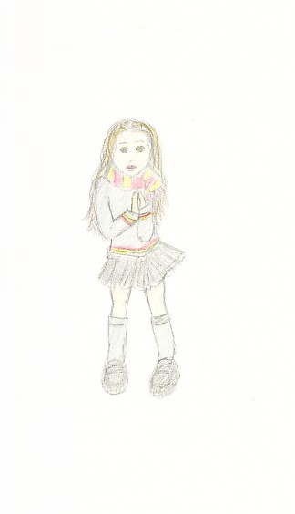 hogwarts girl (colour) by stippie