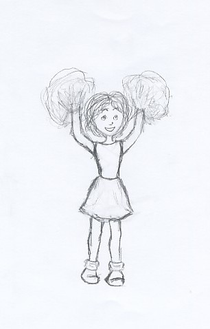 little cheerleader by stippie