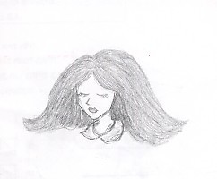 a girl i drew in math class by stippie