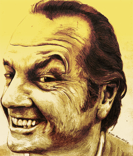 Jack Nicholson by stirlingcreative